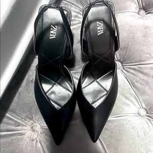 Zara Slingback Heels